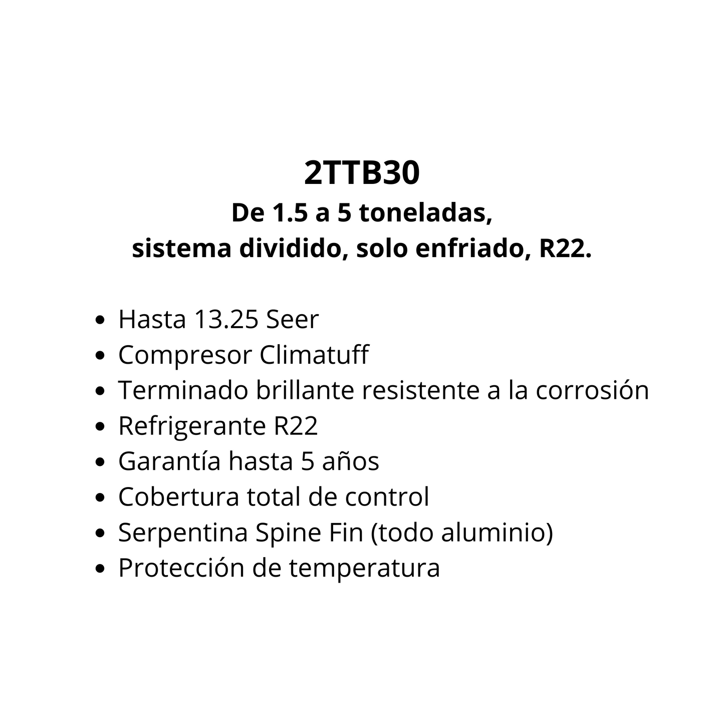 Condensadora - 2TTB30